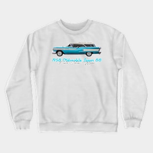 1958 Oldsmobile Super 88 Fiesta Station Wagon Crewneck Sweatshirt